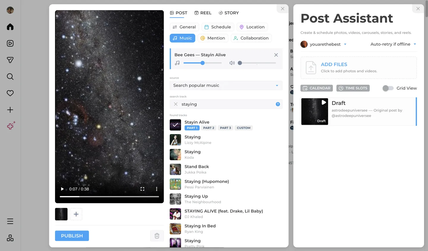 INSSIST Music Library Interface